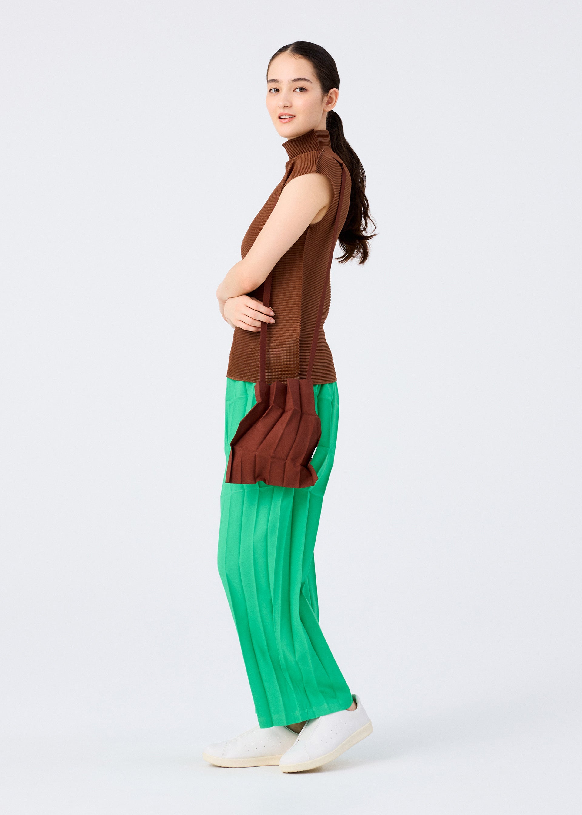 Zig Zag Pleats Bag
