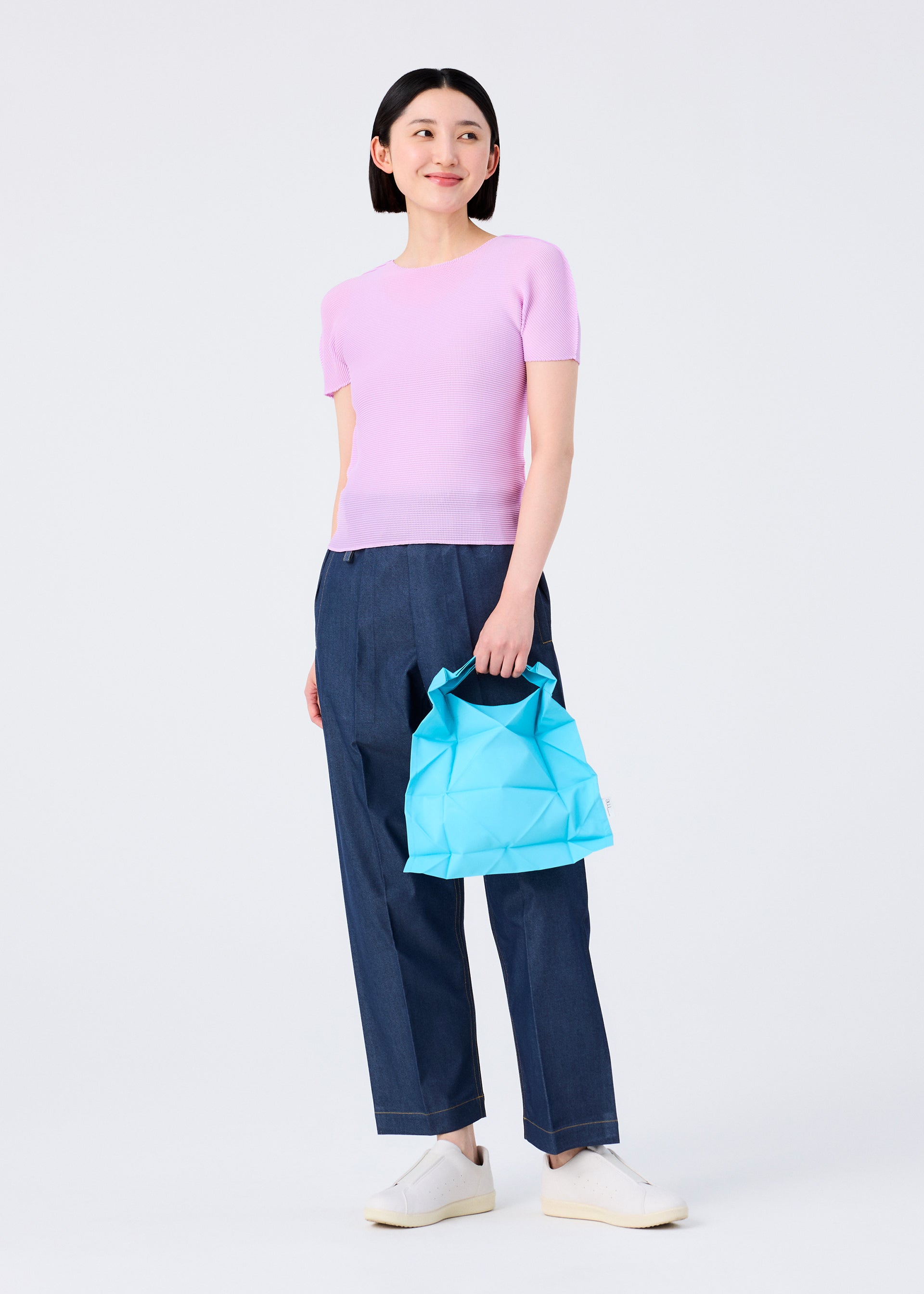 Geometric Pleats Bag