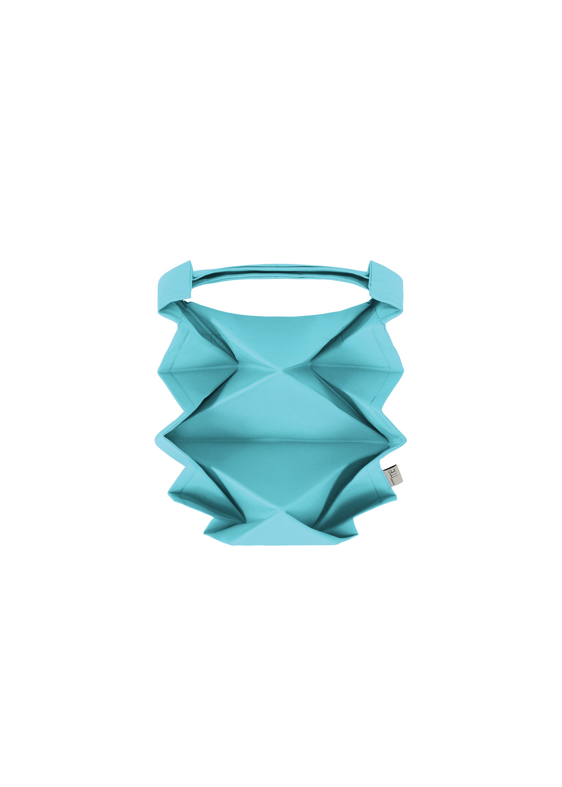 Geometric Pleats Bag - LIGHT BLUE
