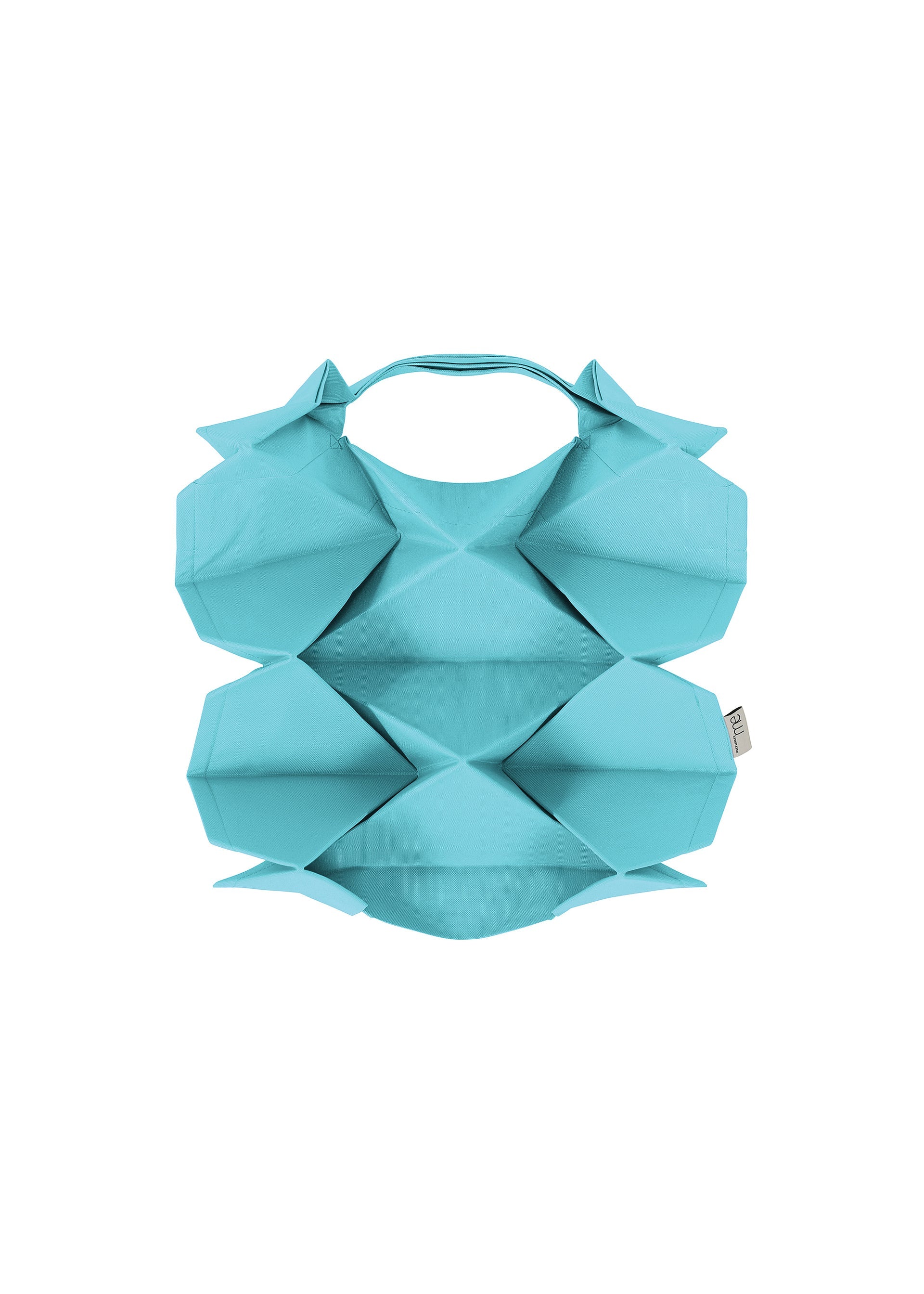 Geometric Pleats Bag - LIGHT BLUE