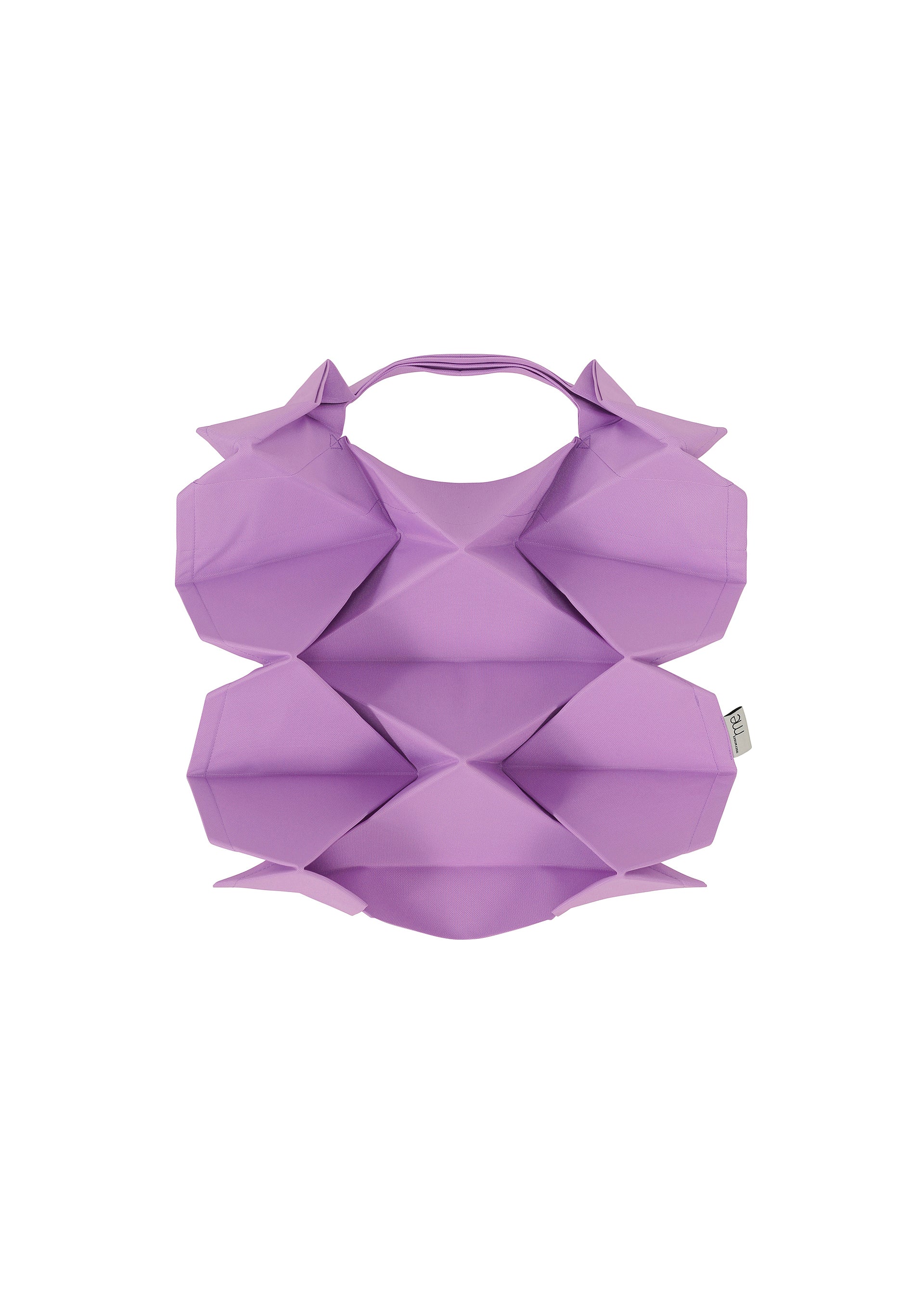 Geometric Pleats Bag - PURPLE