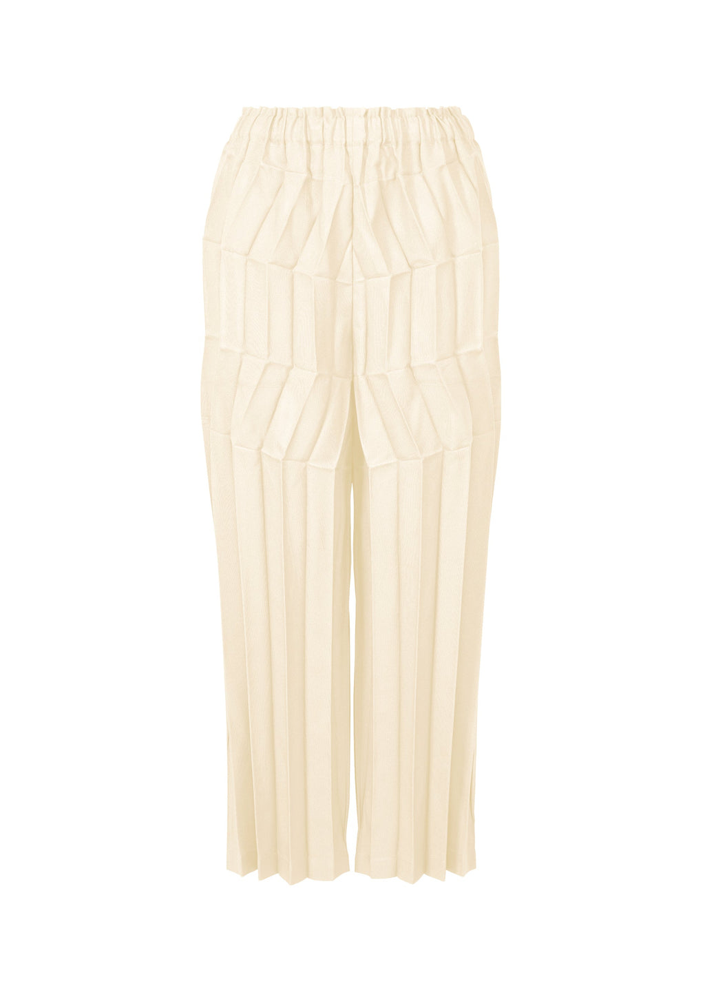 Zig Zag Pleats - WHITE