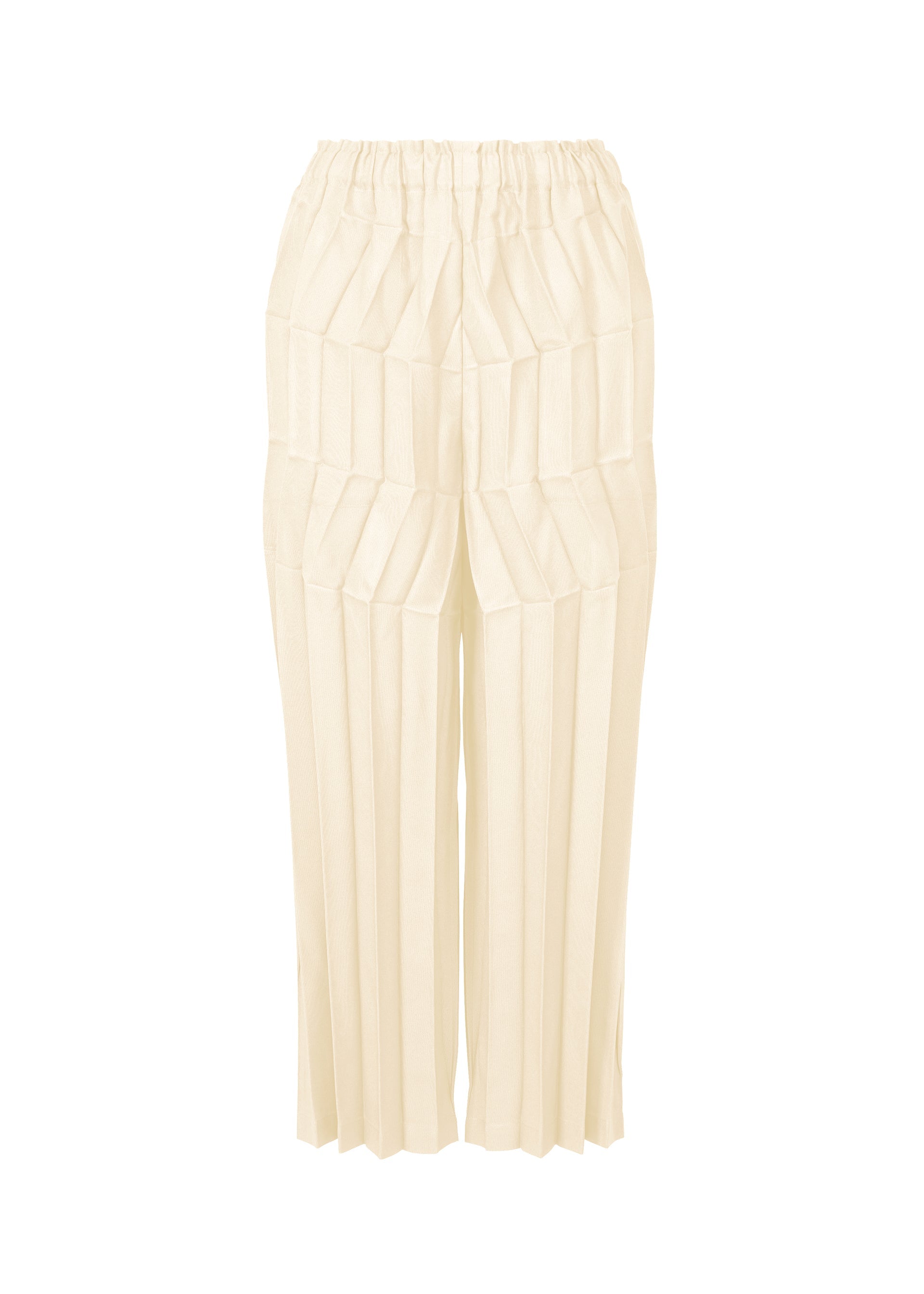 Zig Zag Pleats - WHITE