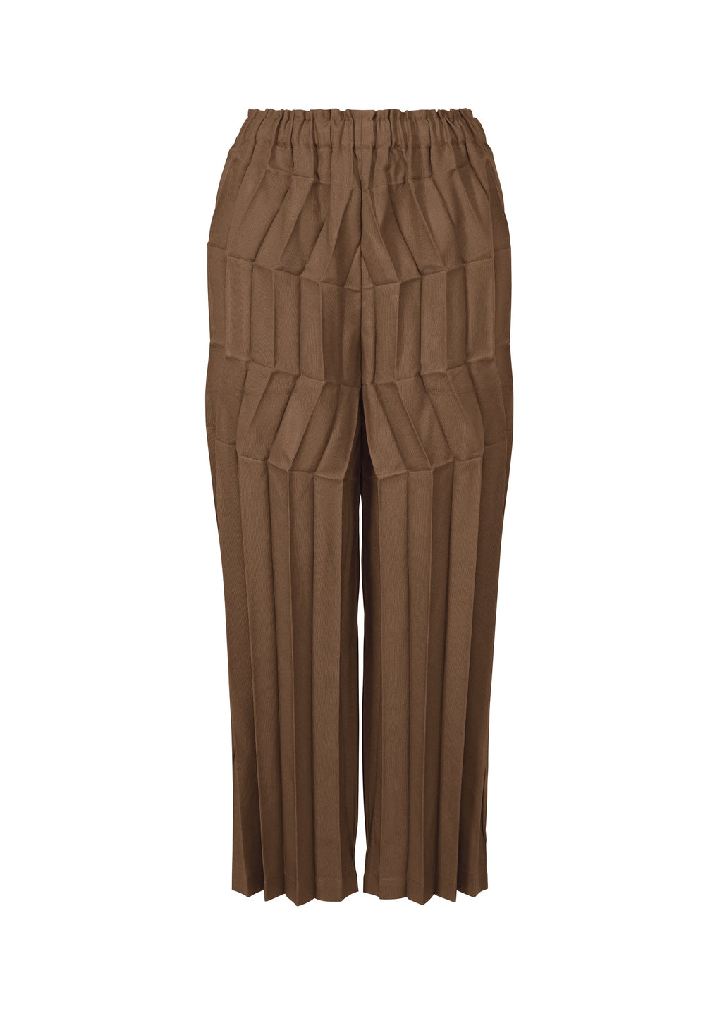 Zig Zag Pleats - BROWN