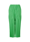 Zig Zag Pleats - COBALT GREEN