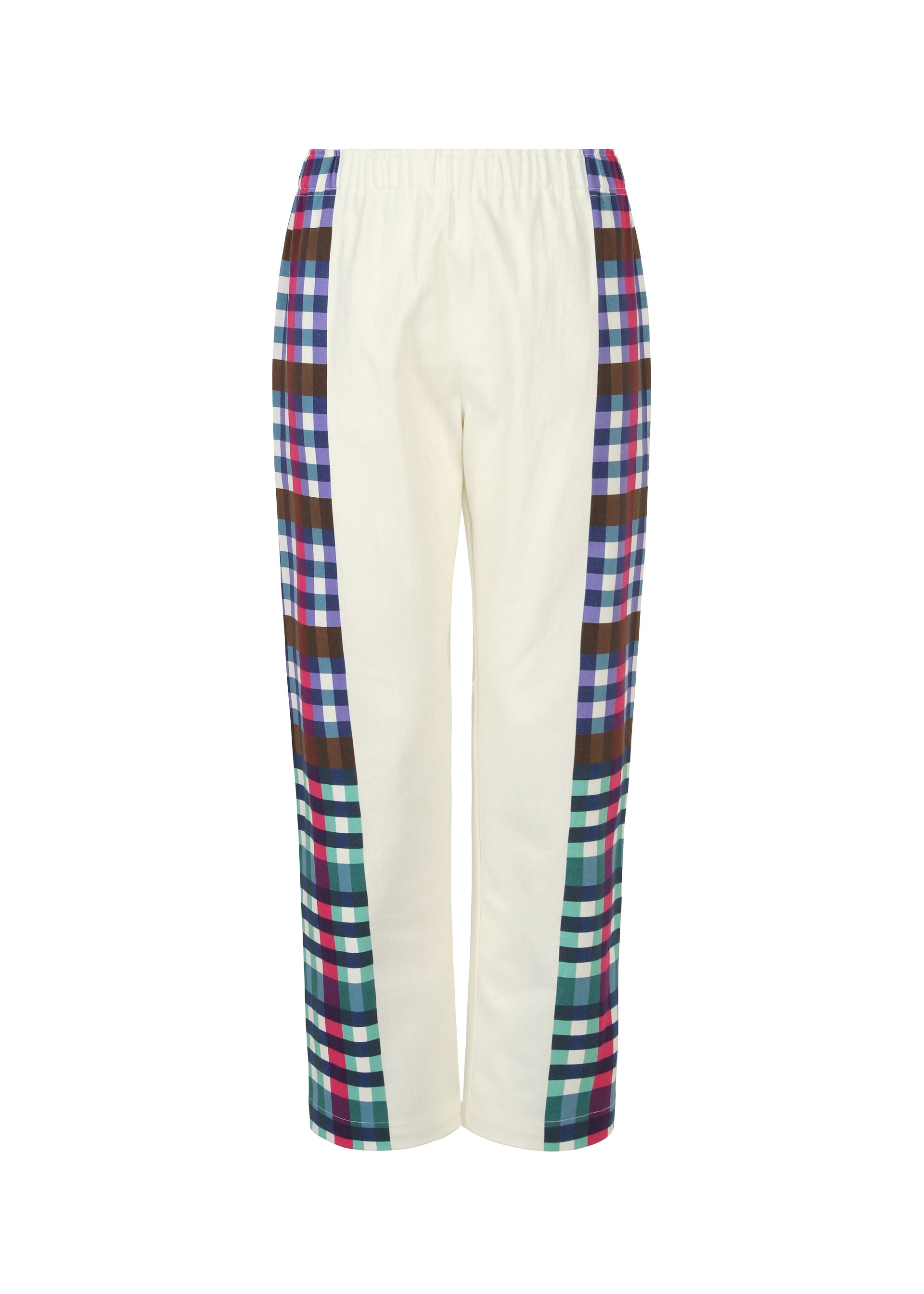 Check Stretch Bottom - BLUE MIX