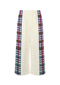 Check Stretch Bottom - BLUE MIX