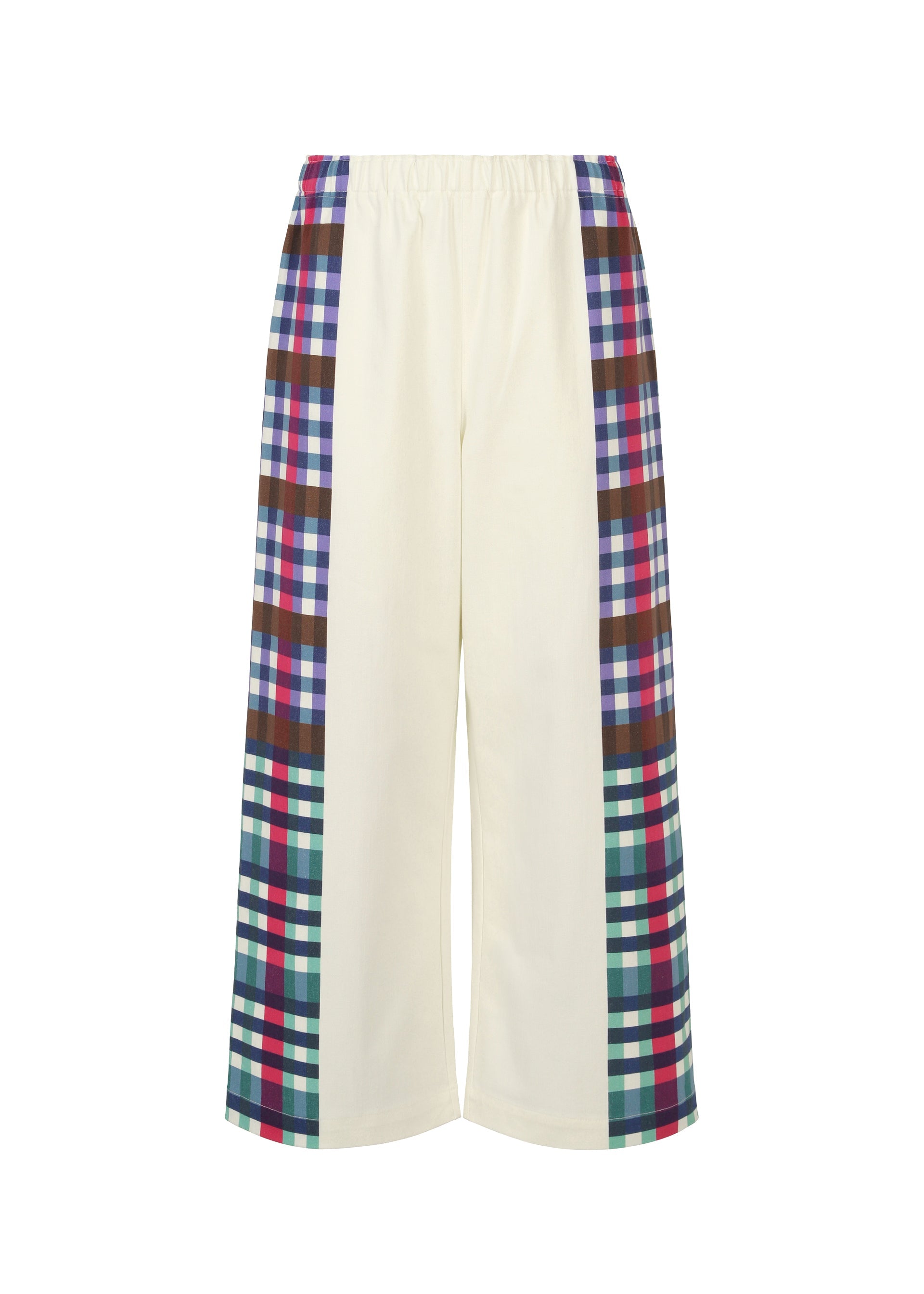 Check Stretch Bottom - BLUE MIX
