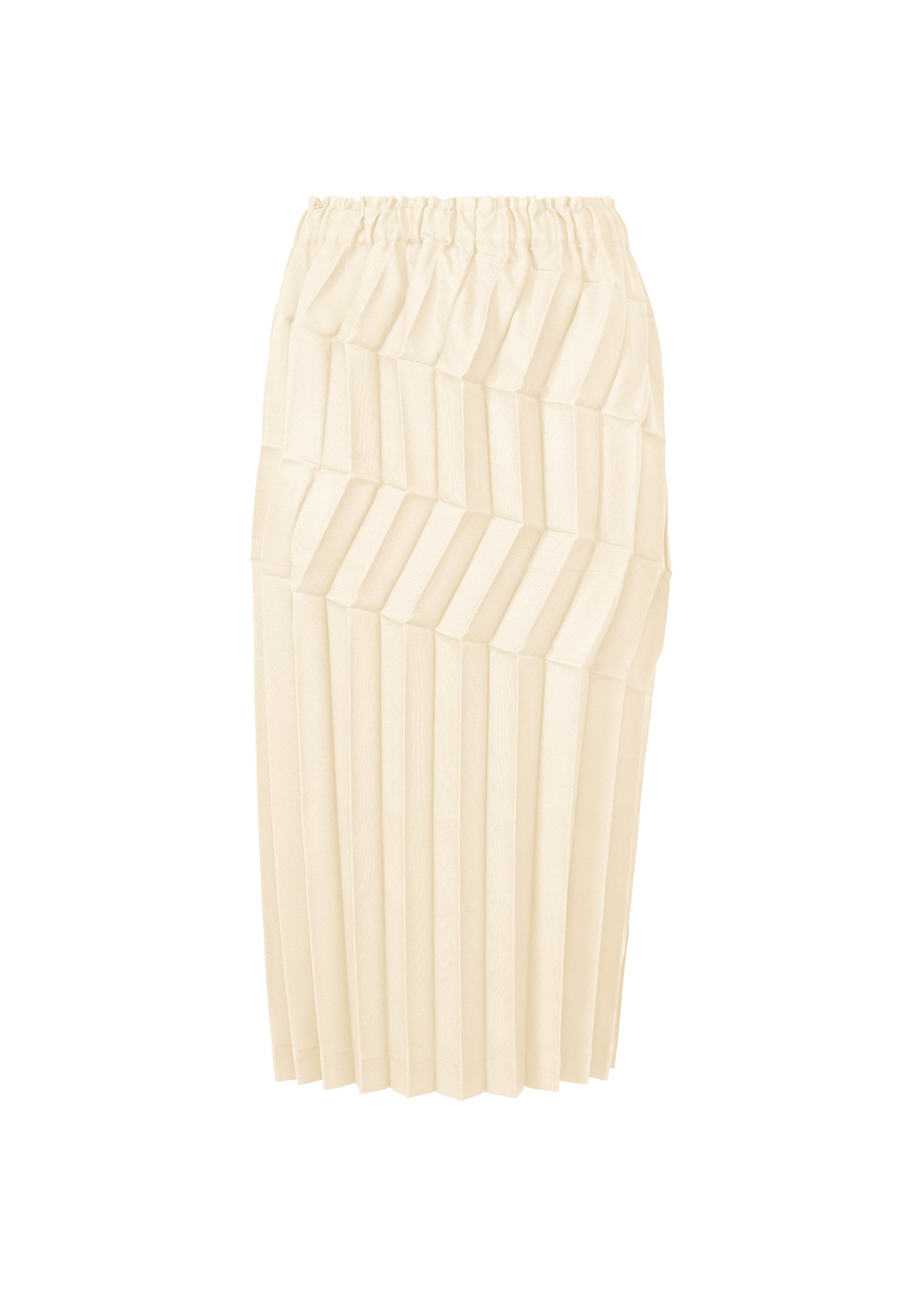 Zig Zag Pleats - WHITE