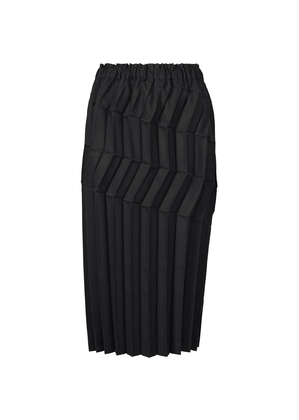 Zig Zag Pleats - BLACK