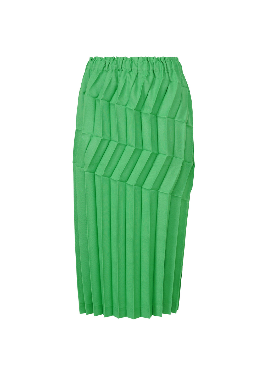 Zig Zag Pleats - COBALT GREEN