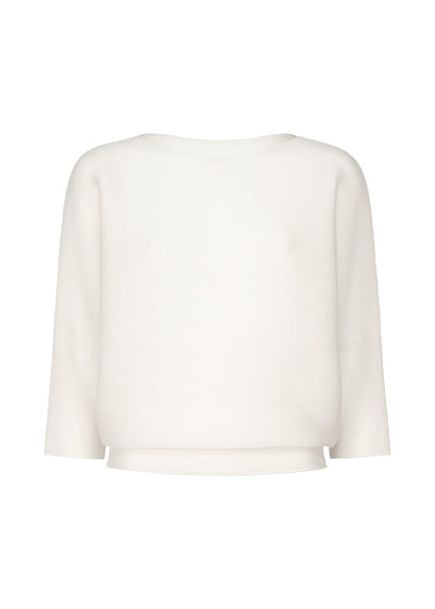 Dolman Stretch Pleats - WHITE