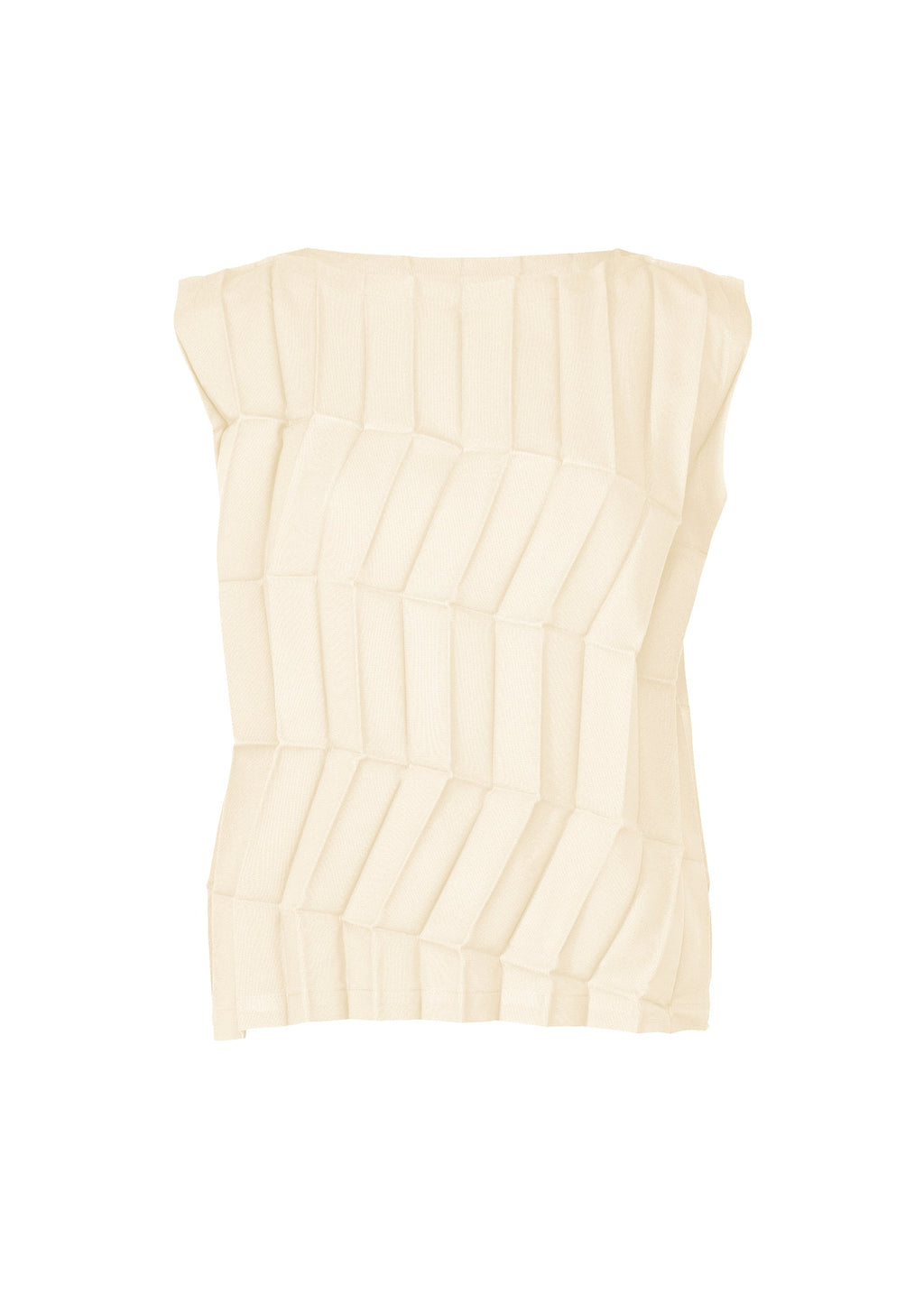 Zig Zag Pleats - WHITE