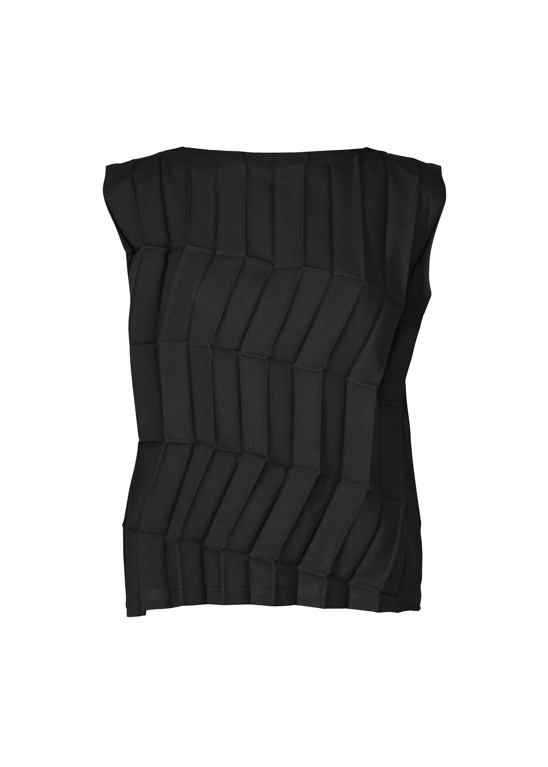 Zig Zag Pleats - BLACK