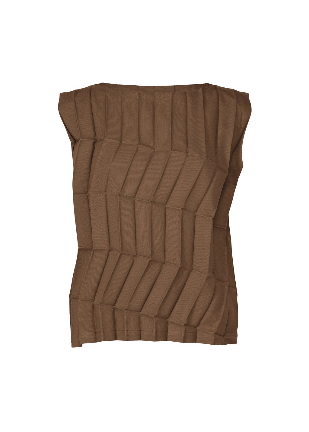 Zig Zag Pleats - BROWN