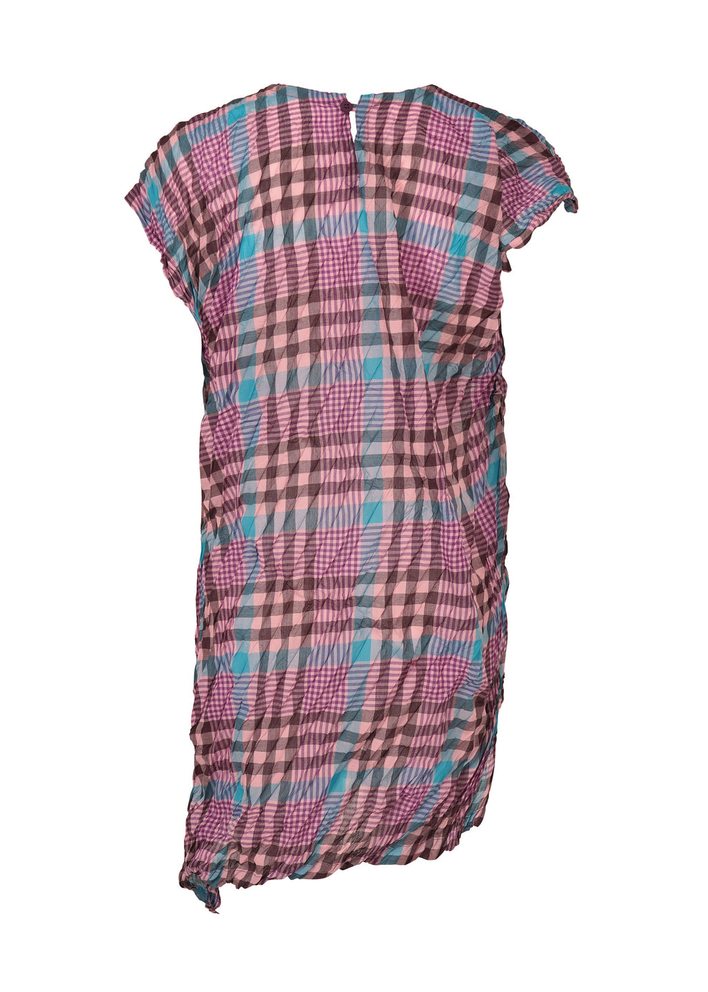 Check Whipped Pleats Shirt