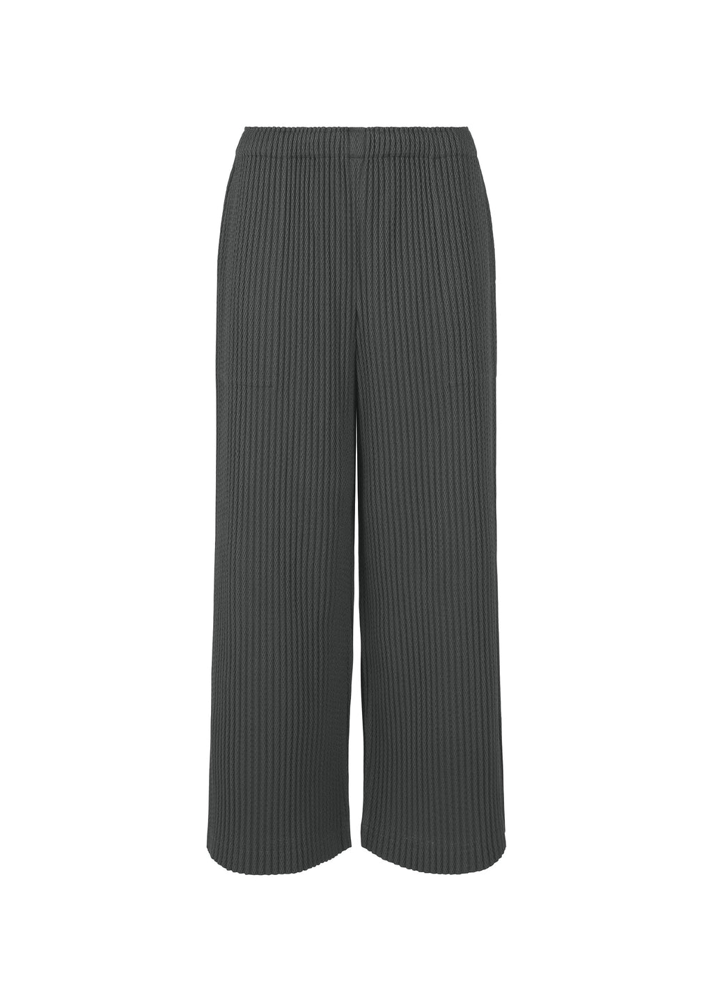 Warm Mesh Pleats - CHARCOAL