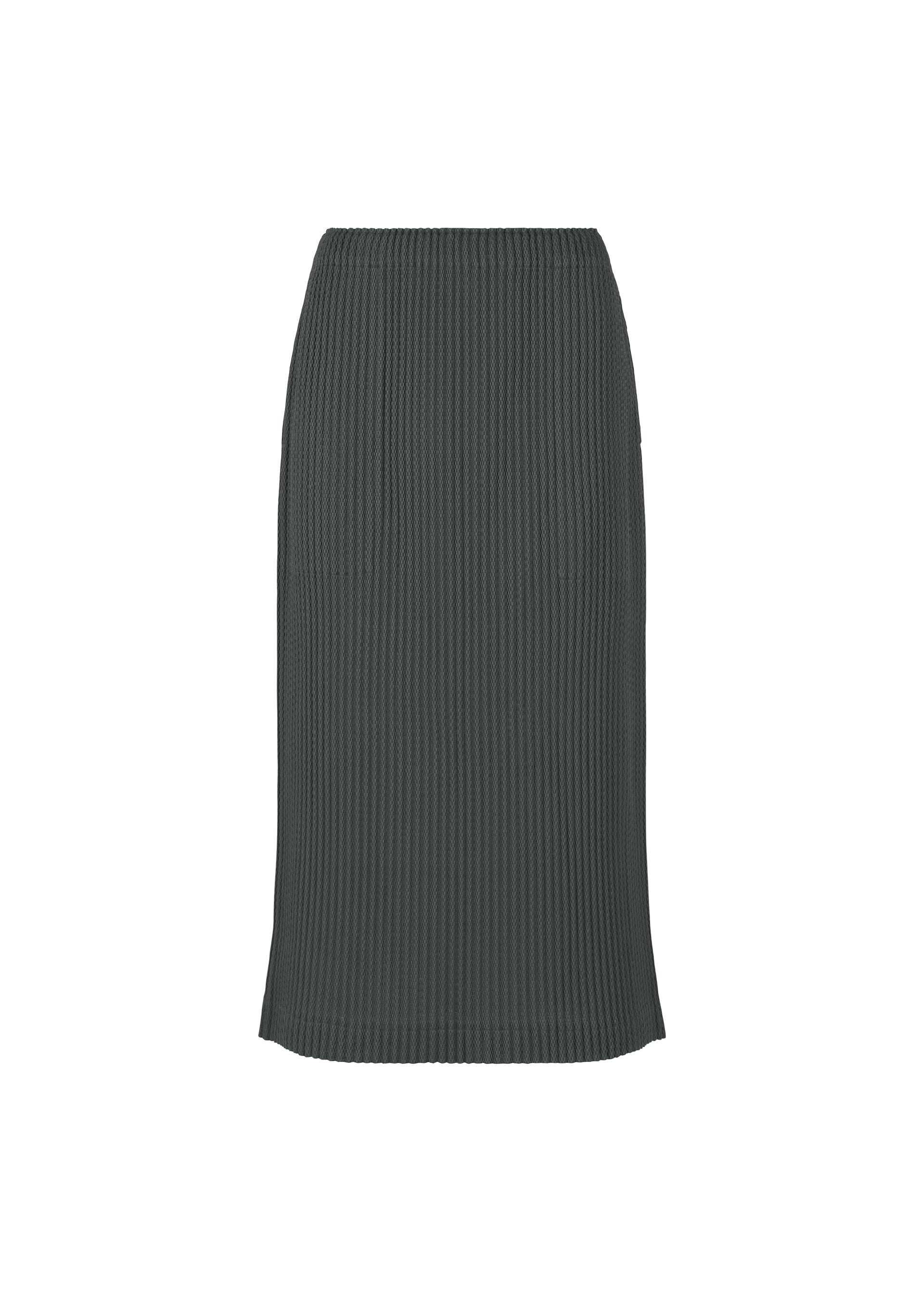 Warm Mesh Pleats - CHARCOAL