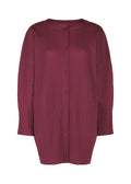 Warm Mesh Pleats - RASPBERRY