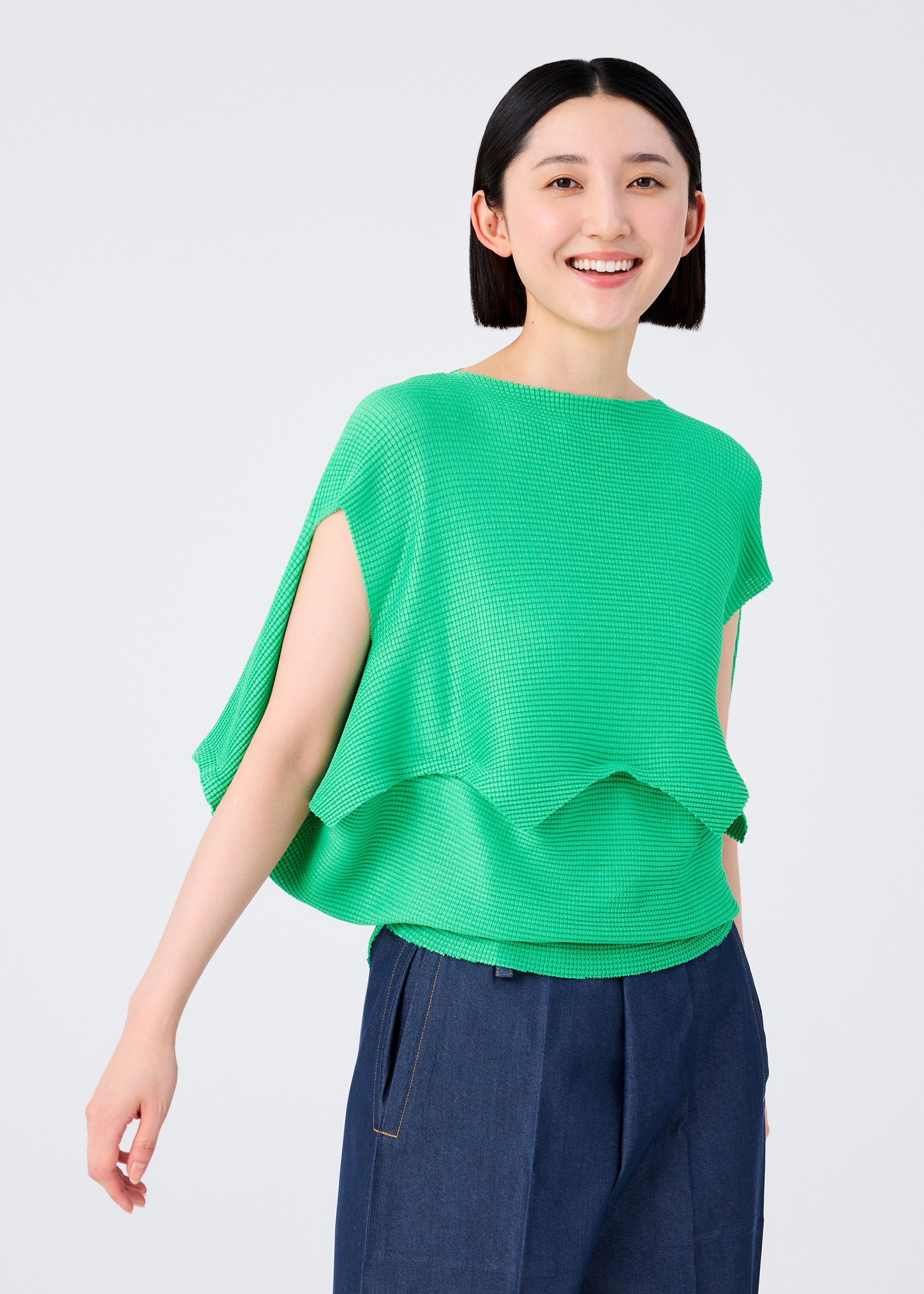 Giza Giza Knit Stretch Pleats
