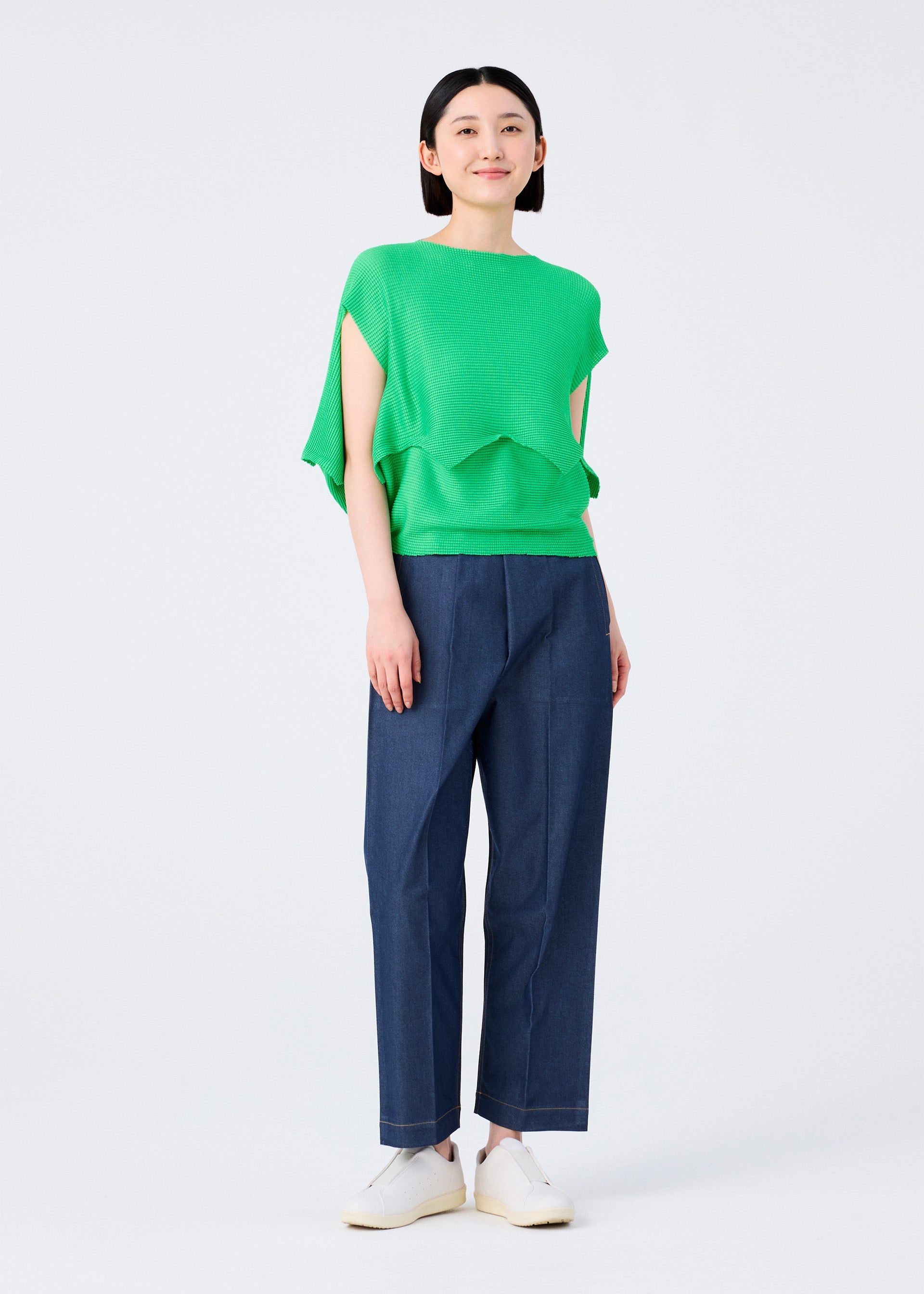 Giza Giza Knit Stretch Pleats