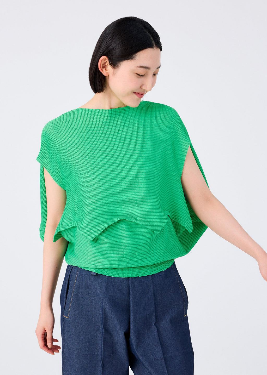 Giza Giza Knit Stretch Pleats