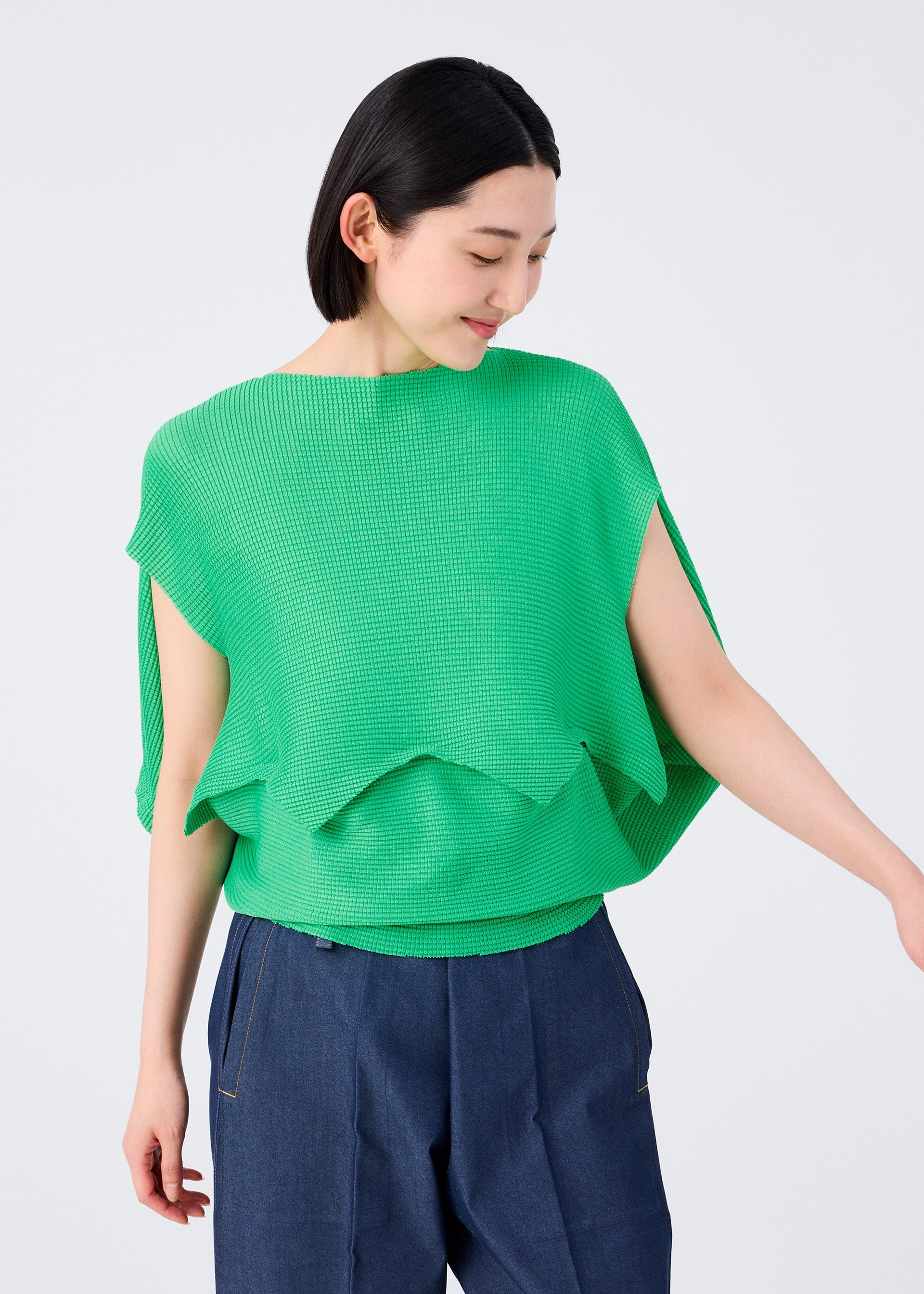 Giza Giza Knit Stretch Pleats