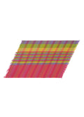 Check Pleats Stole - PINK-HUED