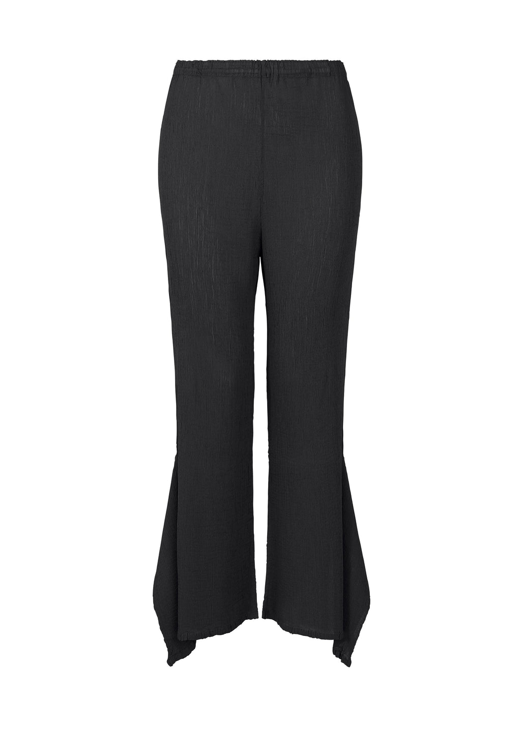 Flat See-Through Crepe - BLACK