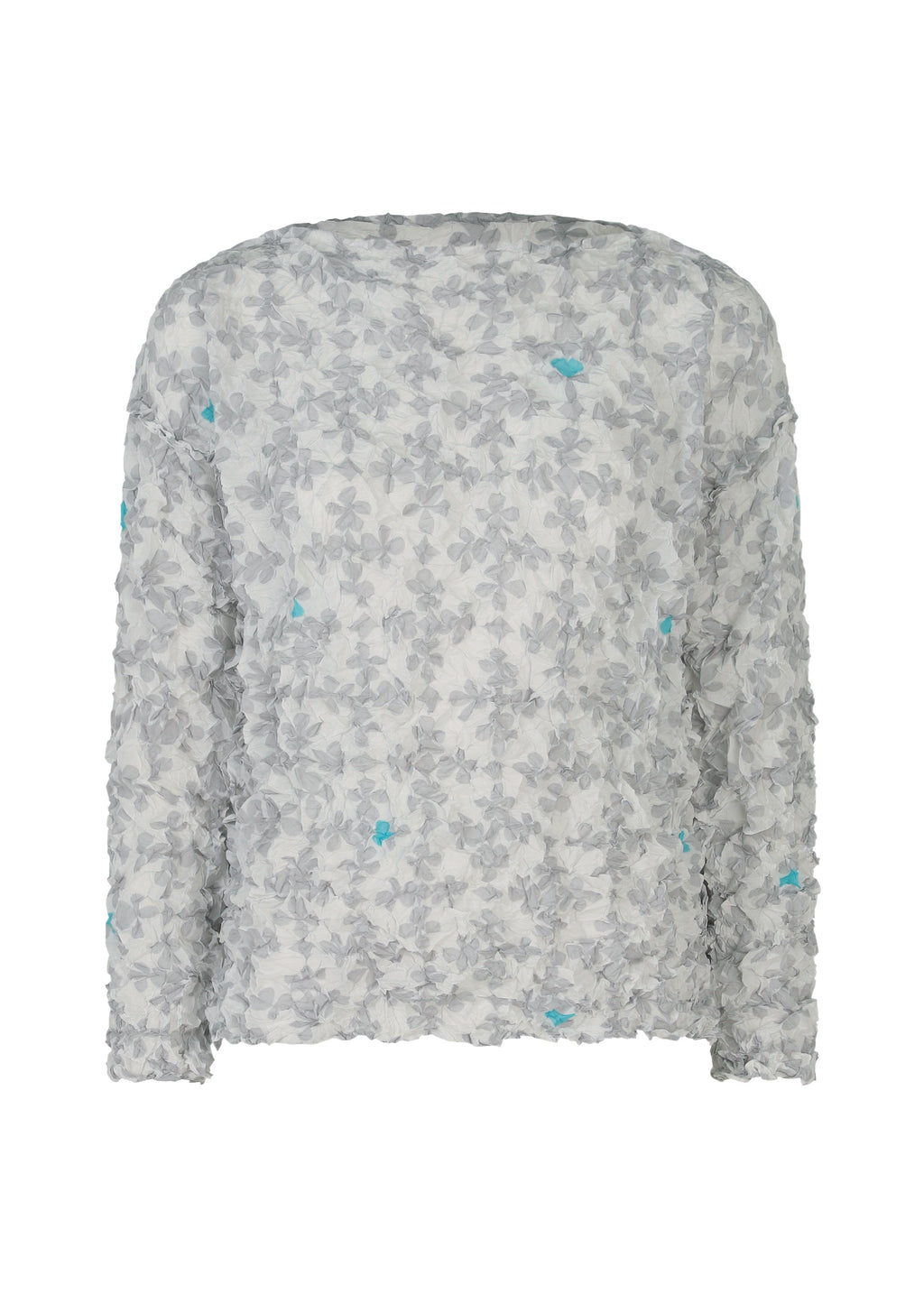 Suit Meringue Top - GRAY-HUED