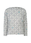 Suit Meringue Top - GRAY-HUED