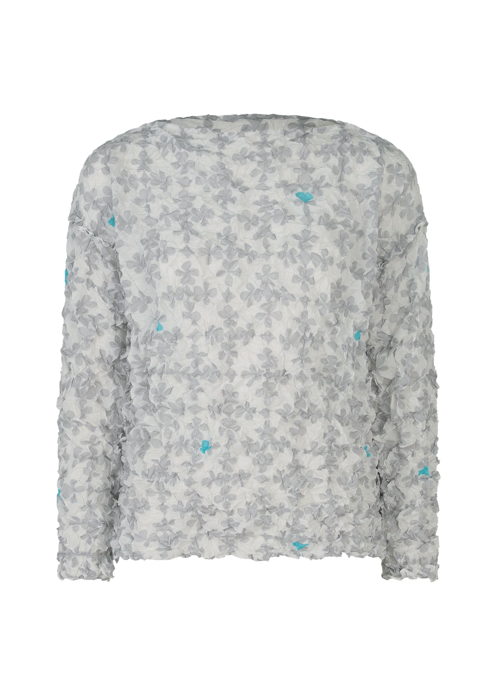 Suit Meringue Top - GRAY-HUED
