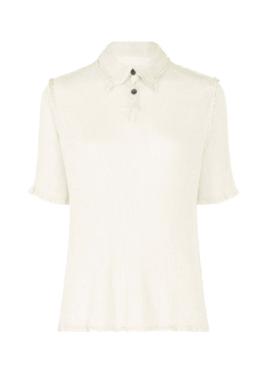 See-Through Crepe Color - WHITE