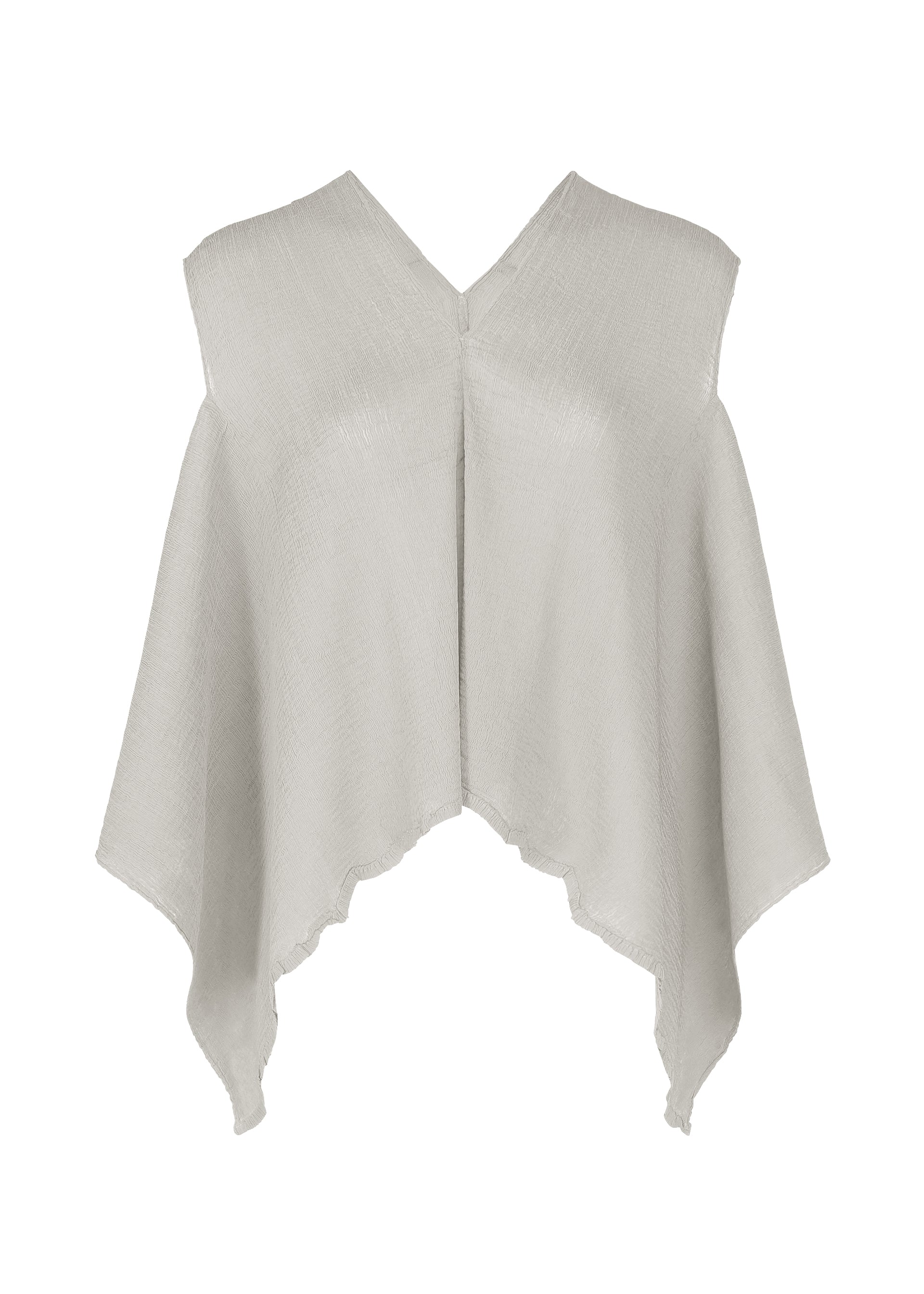 Flat See-Through Crepe - GRAY