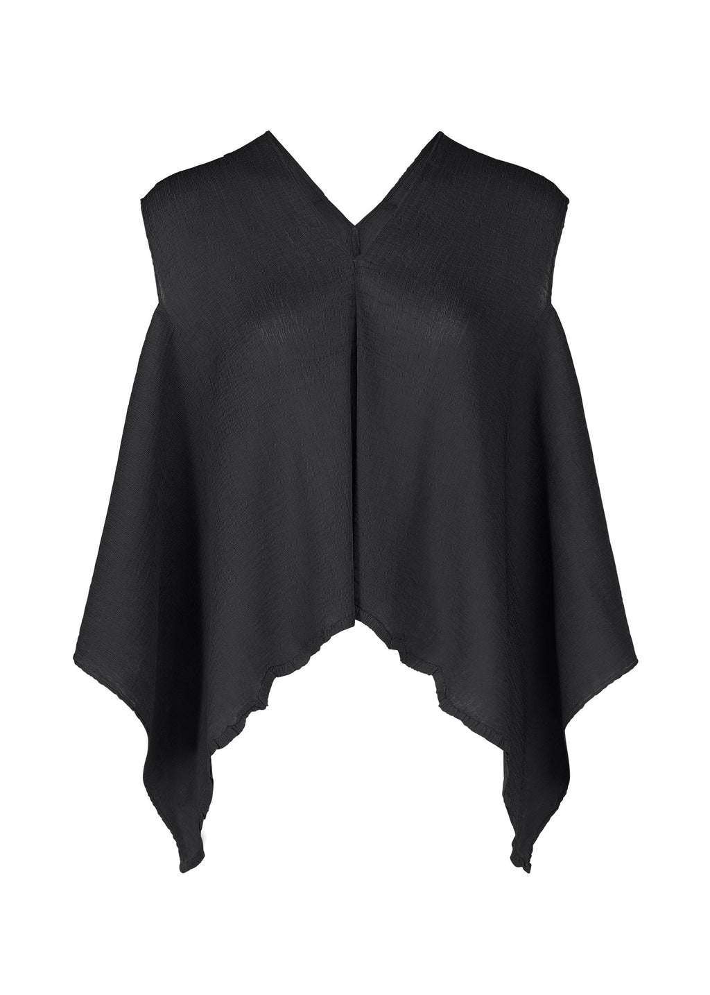 Flat See-Through Crepe - BLACK