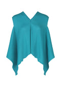 Flat See-Through Crepe - TURQUOISE