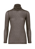Diamond Wool Mix Jersey - GRAY-HUED