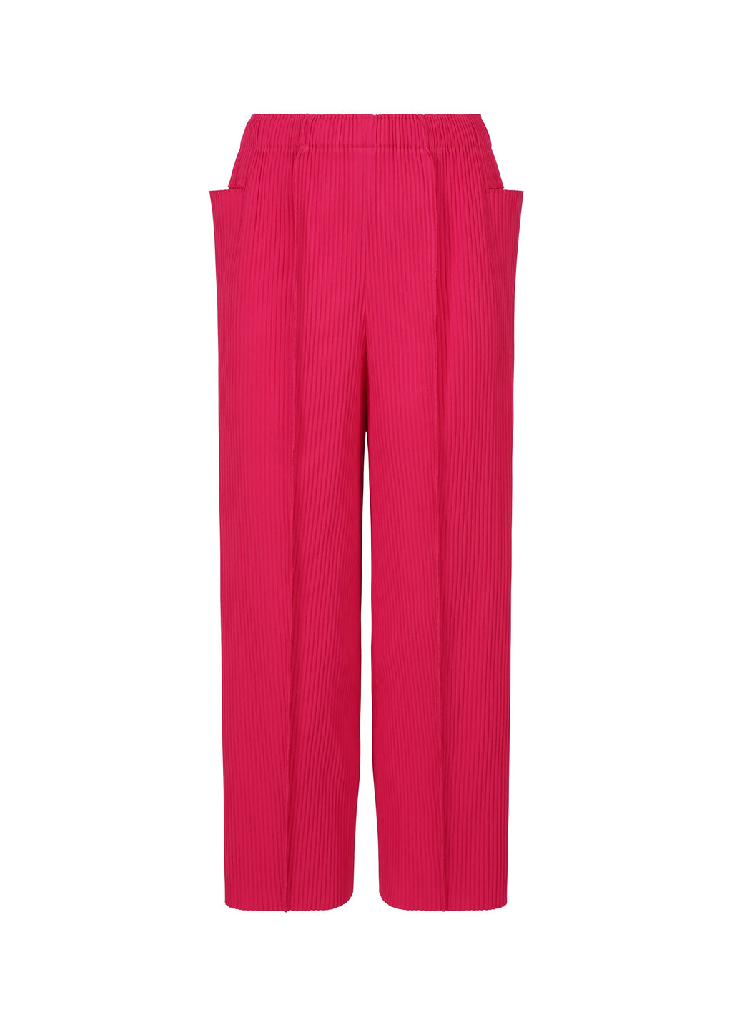 Fine Knit Pleats Color 1 - RASPBERRY