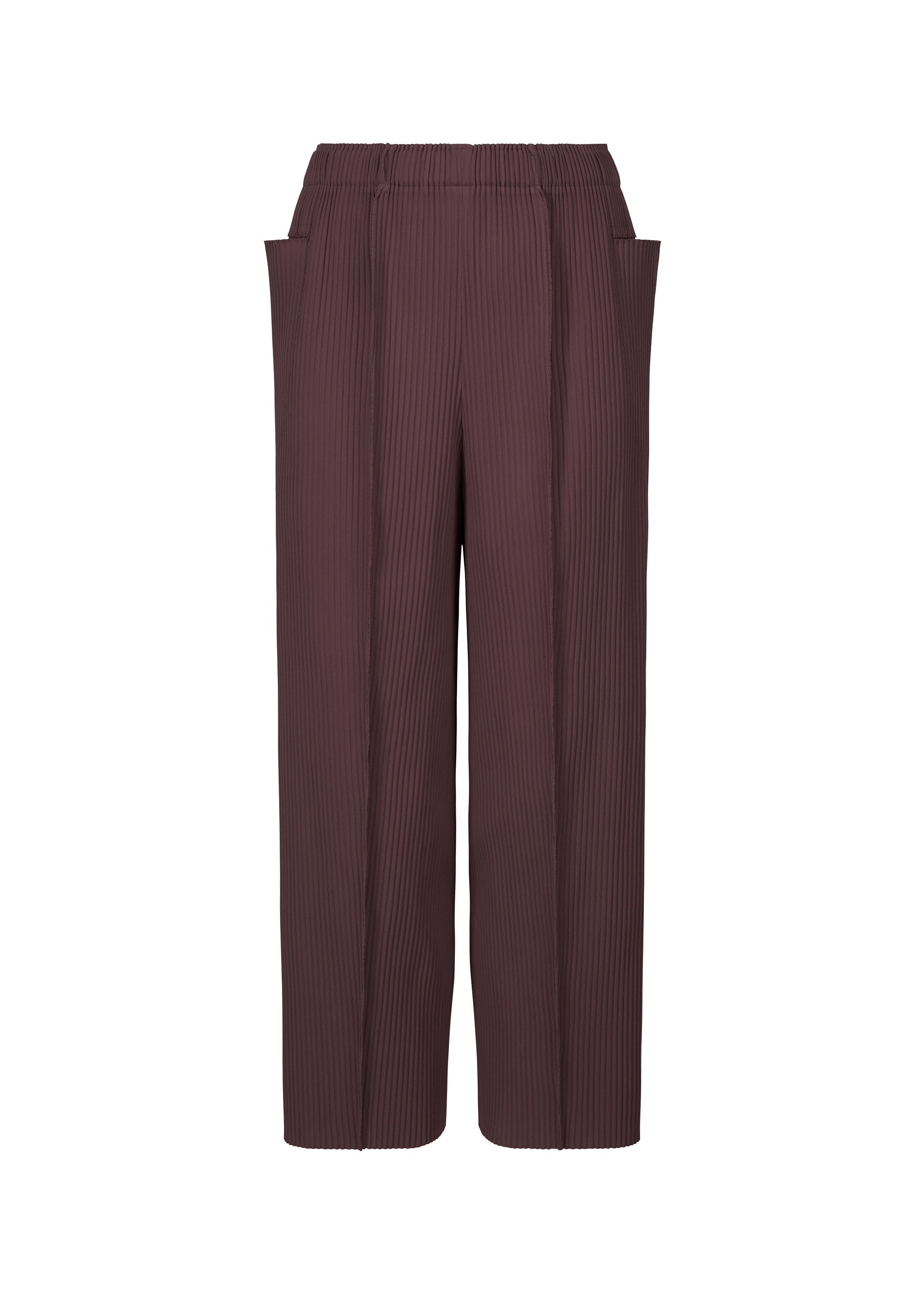 Fine Knit Pleats Color 1 - BORDEAUX