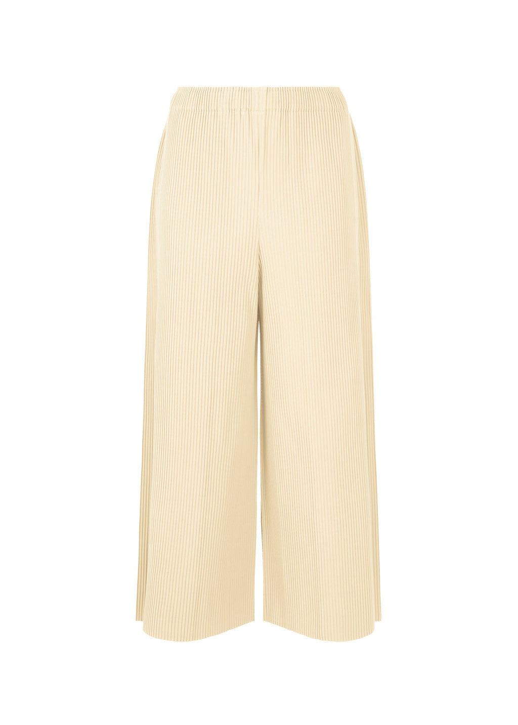 Fine Knit Pleats Bottom 1 - OFF WHITE