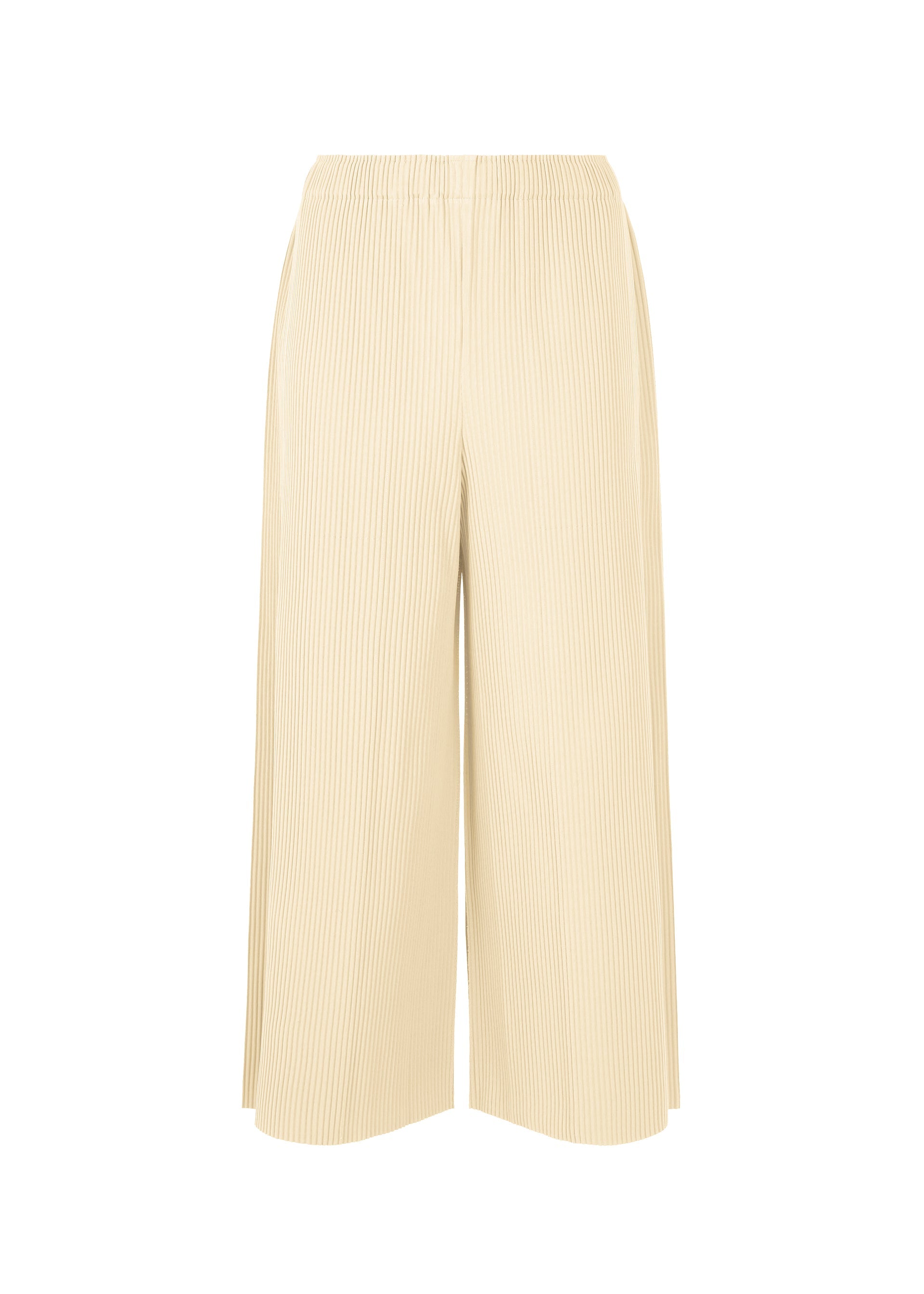 Fine Knit Pleats Bottom 1 - OFF WHITE