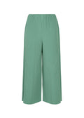 Fine Knit Pleats Bottom 1 - SAGE GREEN