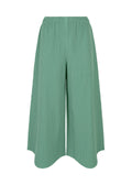 Fine Knit Pleats Bottom 1 - SAGE GREEN