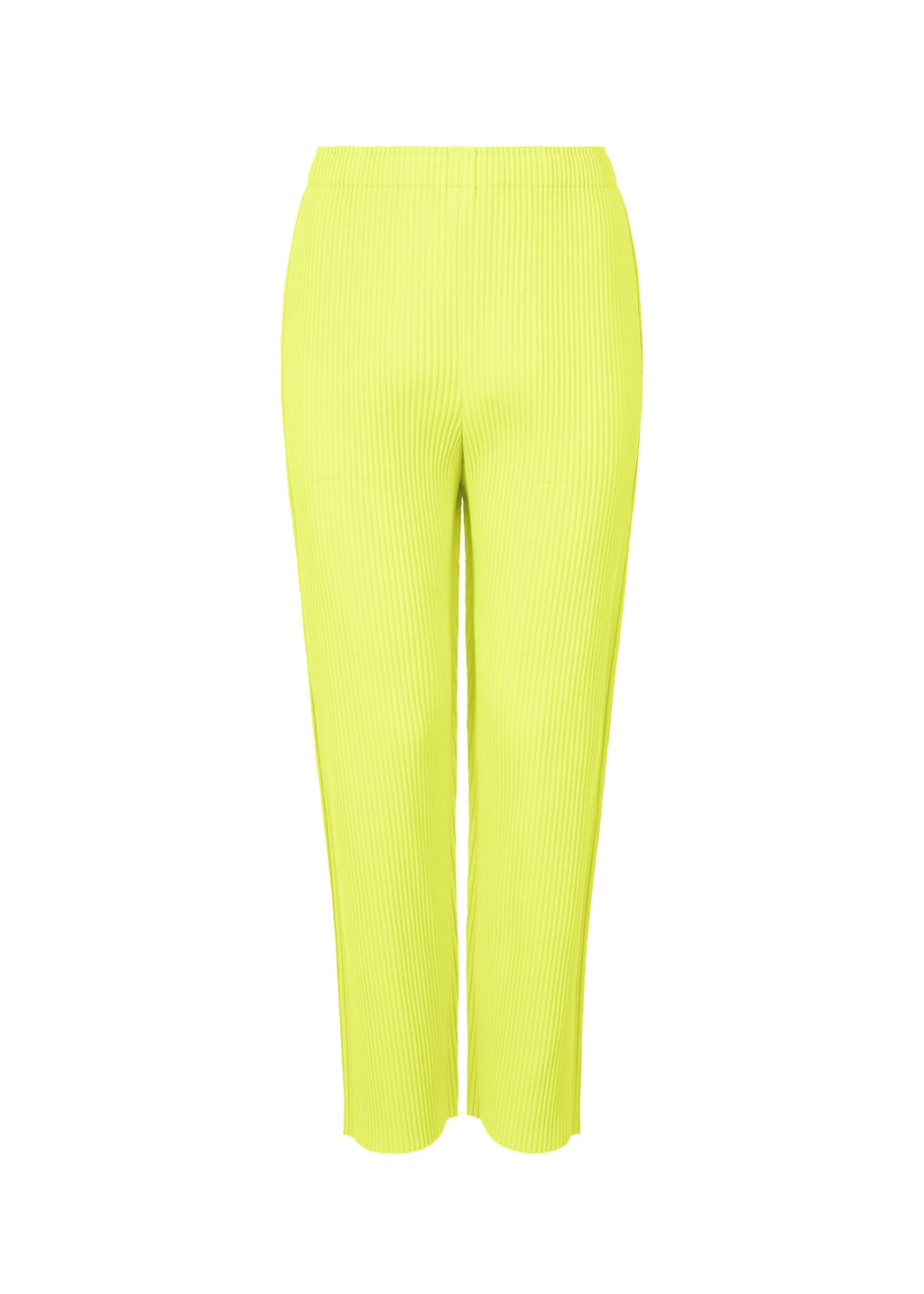 Fine Knit Pleats Color 2 - CITRUS YELLOW
