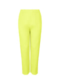 Fine Knit Pleats Color 2 - CITRUS YELLOW