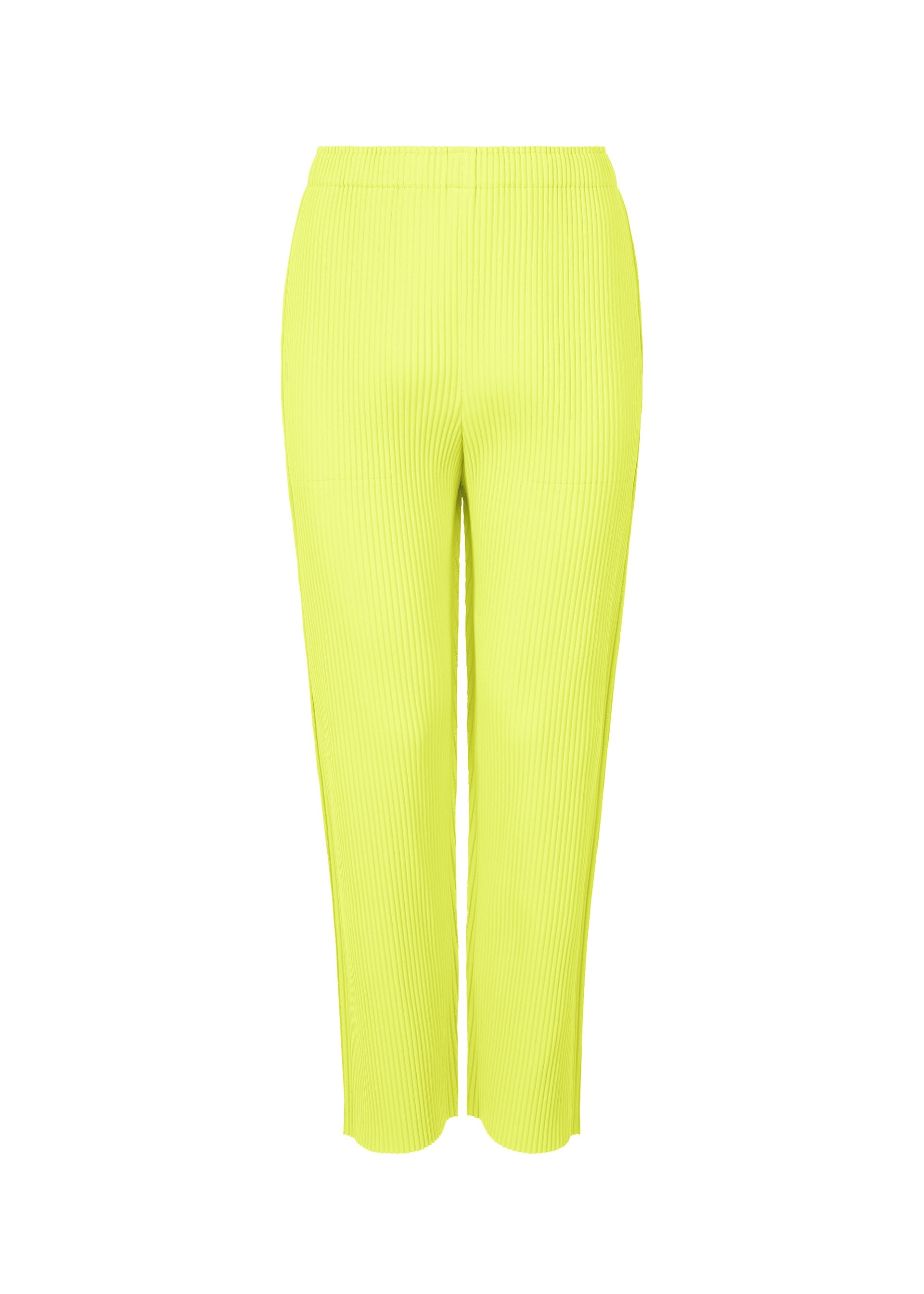 Fine Knit Pleats Color 2 - CITRUS YELLOW