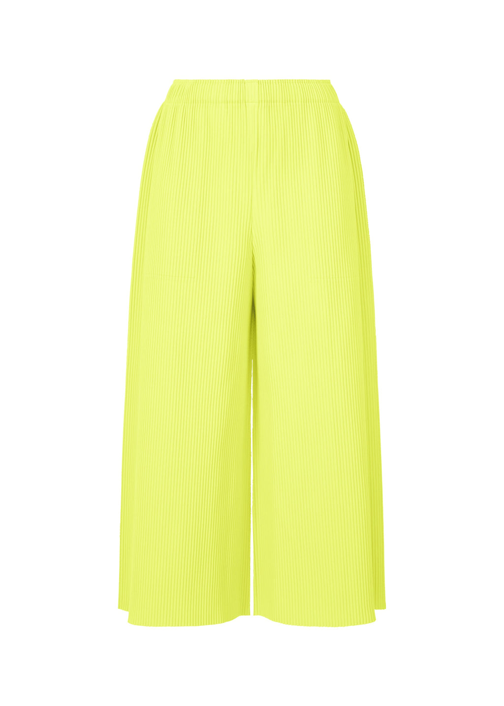 Fine Knit Pleats Color 2 - CITRUS YELLOW