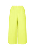 Fine Knit Pleats Color 2 - CITRUS YELLOW