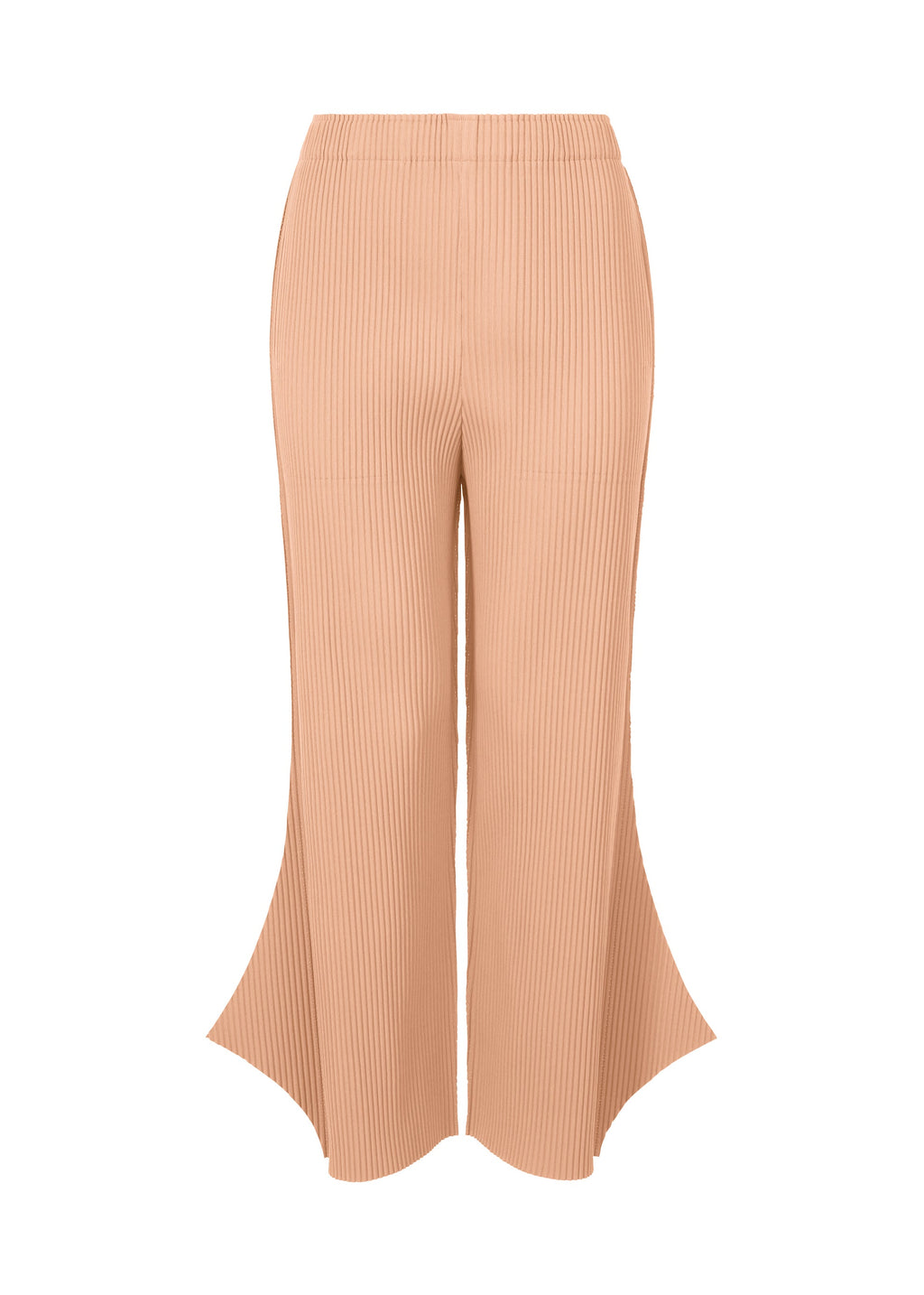 Fine Knit Pleats Bottom 2 - PEACH