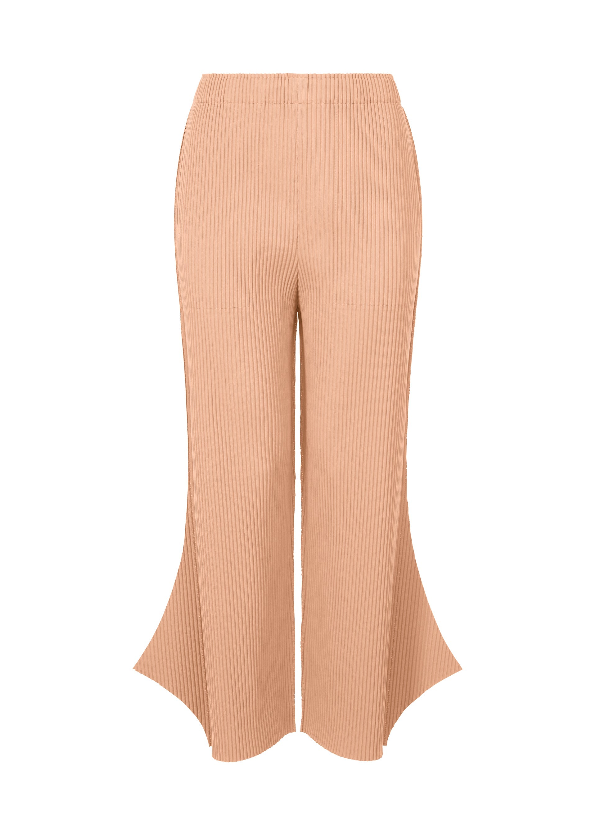 Fine Knit Pleats Bottom 2 - PEACH